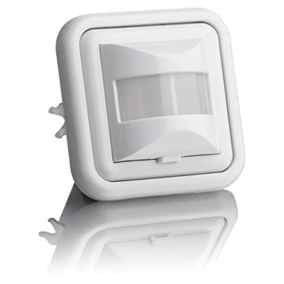 Afbeelding van SEBSON® 2x Bewegingsmelder Inbouw Binnen, LED geschikt, Detectiebereik 9m/ 160, dozen 60mm, Holte 68mm, Wandmontage, regelbare Infrarood Sensor