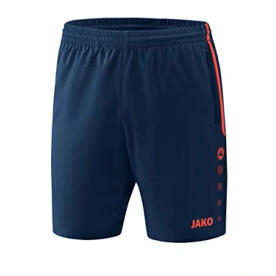 Afbeelding van JAKO Shortscompetitie 2.0, Uniseks Volwassene, Marine/Vlam, XXL