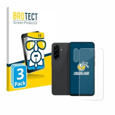 Afbeelding van BROTECT Screenprotector voor Samsung Galaxy A36 (Voor+Camera) Folie Beschermfolie Beschermglas transparant (3 Stuks)