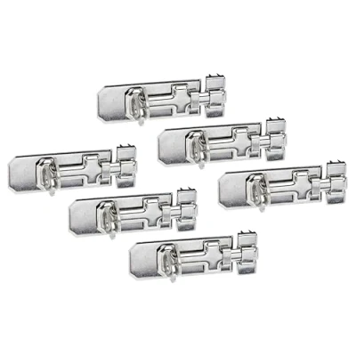 Afbeelding van Alberts 6x veiligheidsslotbout 100 x 40mm vaste lus roestvrij staal