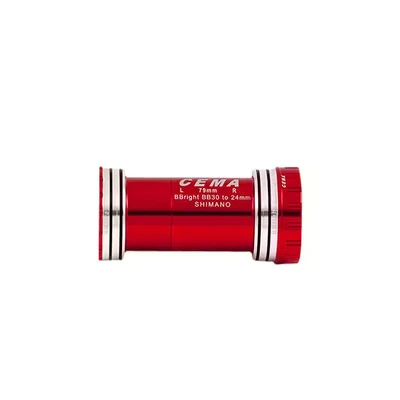 Afbeelding van CEMA Bracketas BBright42 Int. Shimano Keramisch Rood