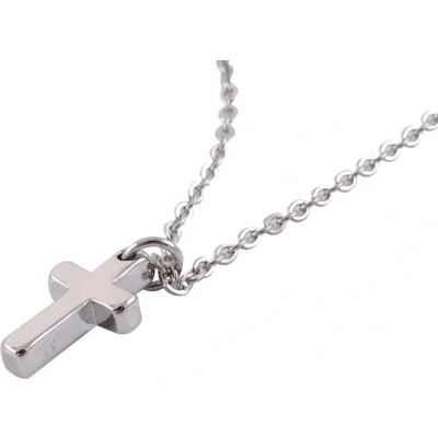 Afbeelding van Behave Dunne ketting met hanger kruisje zilverkleur