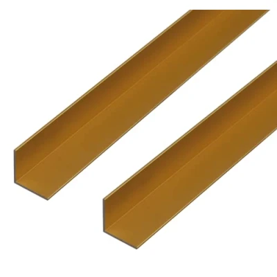Afbeelding van GAH Alberts 498153 473594 hoekprofiel van aluminium, 1000 x 30 mm, goudkleurig geanodiseerd set 2