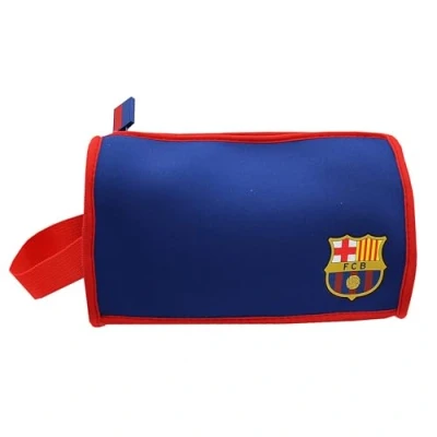 Afbeelding van FC Barcelona pennenetui met drievoudige zak, ritssluiting, teamkleuren, officieel product, Jumbo (CyP Brands)