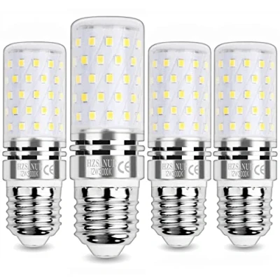 Afbeelding van HZSANUE E27 LED Maïs Lampen 12W, 100W Gloeilampen Equivalent, 3000K Warm Wit, 1350Lm, Edison Schroef Lampen, niet Dimbaar, Pakket van 4