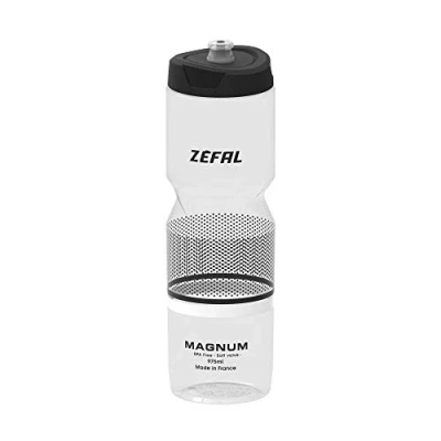 Afbeelding van Zefal Magnum Drinkfles, uniseks, voor volwassenen, transparant/zwart, 975 ml