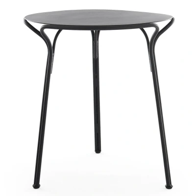Afbeelding van Kartell Hiray Bistrotafel Zwart Rond