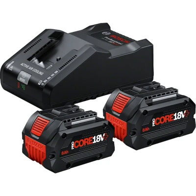 Afbeelding van Bosch Blauw Accu Starterset 2 X PROCORE18V+ 8.0AH + GAL 18V 160 Professional 1600A02X03