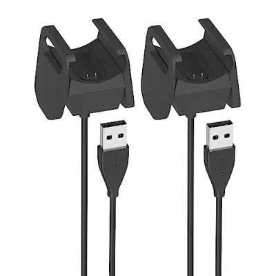 Afbeelding van Sinoacc Oplader voor Fitbit Charge 4 Vervanging USB Oplaadkabel Cord Hartslag Fitness Polsband 3.3Ft 2Pack