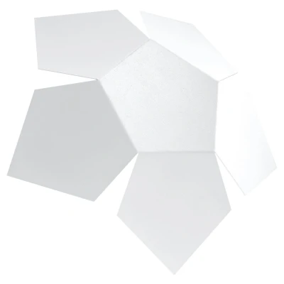 Afbeelding van Sollux Lighting Wandlamp PENTA wit