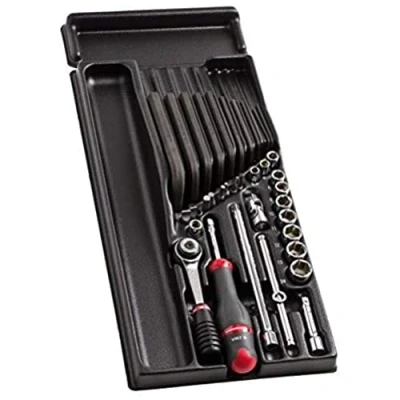 Afbeelding van Facom Module 1/4 6 kant doppen inbussleutels en bits 36 delig MOD.R161 26