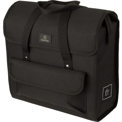 Afbeelding van Enkele fietstas Lasse Luxe Shopper Basics 23L Grijs CG