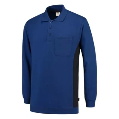 Afbeelding van Tricorp Polosweater Koningsblauw Marine Maat 4XL