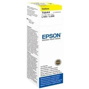 Afbeelding van Epson Inktfles T6644 geel 70 ml 1 pack EcoTank o.a Voor ET 2650, ET4500