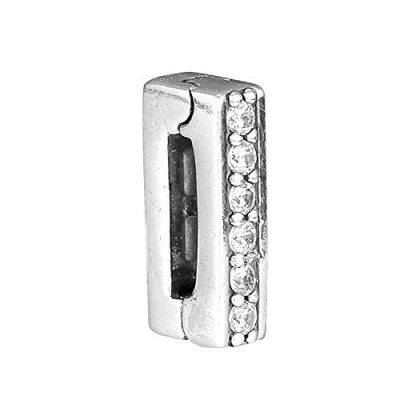 Afbeelding van PANDOCCI 2018 Herfst Reflexions Tijdloze Sparkled Clip Kraal 925 Zilver DIY Past voor Originele Pandora Armbanden Bedel Mode Sieraden