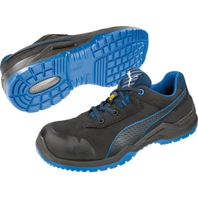Afbeelding van Puma Veiligheidsschoen maat 47 zwart/blauw S3 ESD SRC EN ISO 20345 nubuckleer 1 stuk 64.422.0