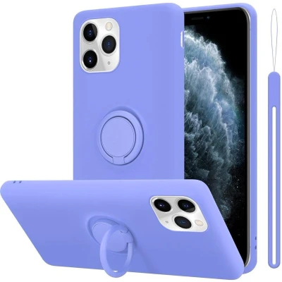 Afbeelding van Cadorabo Hoesje geschikt voor Apple iPhone 11 PRO MAX in LIQUID LICHT PAARS Beschermhoes van TPU silicone Case Cover