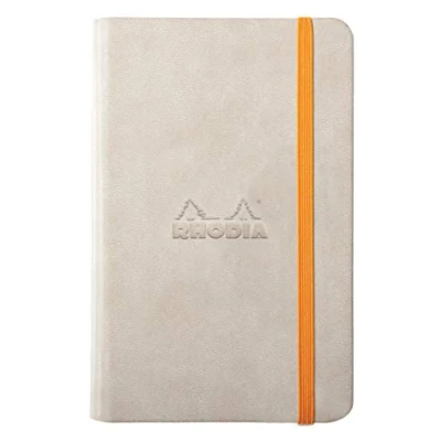 Afbeelding van Rhodia 118722C Book Rhodiarama, notitieboek met elastiek, 96 vellen blanco A6 beige
