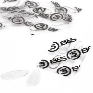 Afbeelding van 2 paar (4 stuks) neuspads om op te plakken, van siliconen, 4 maten, hoogte 1,0 mm (13 mm)