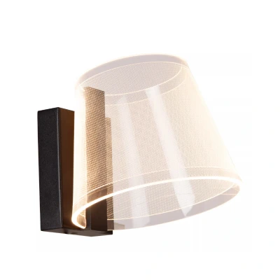 Afbeelding van Lucide KORGIS Wandlamp Badkamer LED 1x10W 3000K IP44 Transparant