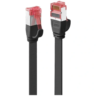 Afbeelding van LINDY 47570 RJ45 Netwerkkabel, patchkabel CAT 6 U/FTP 0.30 m Zwart 1 stuk(s)