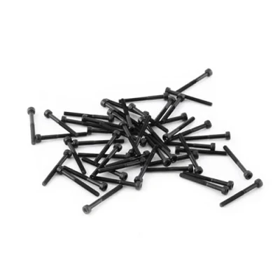 Afbeelding van M3 Zwarte Zeskantige Dopschroefboutenset 12,9 Kwaliteit Gelegeerd Koolstofstaalbevestiging Accessoire Voor Reparatiegereedschap 4 50 Mm Met Hoge Sterkte(M3*30mm half tooth pcs/pack)