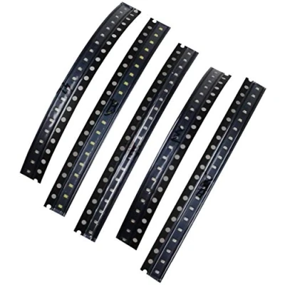 Afbeelding van HALJIA 0603 SMD LED rood/geel/groen/zwart/blauw diode lichtset wit (100 stuks)