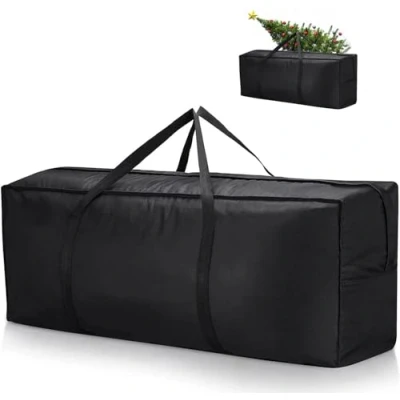 Afbeelding van Kingling opbergtas voor tuinkussen, waterdichte opbergzakken tuinmeubilair kussen kerstboom 173 x 76 51 cm