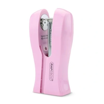 Afbeelding van Rapesco 1378 Staande en Ruimtebesparende Nietmachine, 20 Vel Nietcapaciteit, Zuurstok Roze