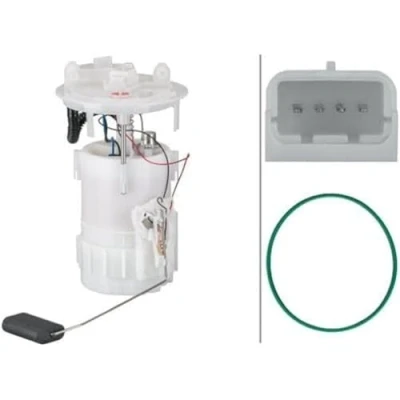 Afbeelding van HELLA 8TF 358 106 861 Brandstoftoevoereenheid Met pakking, brandstoftoevoermodule Electrisch RENAULT: Kangoo II Express