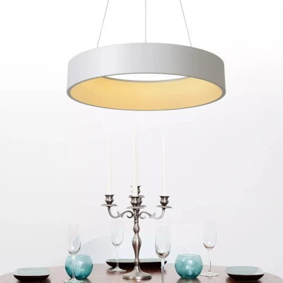 Afbeelding van Lucide TALOWE LED Hanglamp Ø 60 cm Wit