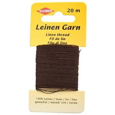 Afbeelding van Kleiber 11,8 x 6,2 0,4 cm linnen garen, bruin
