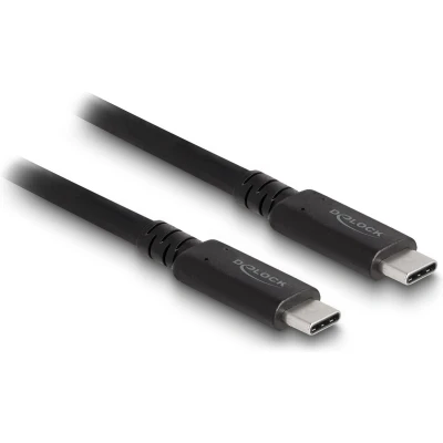 Afbeelding van Delock USB4™ 40 Gbps Kabel koaxial 1,2 m USB PD 3.1 Extended Power R