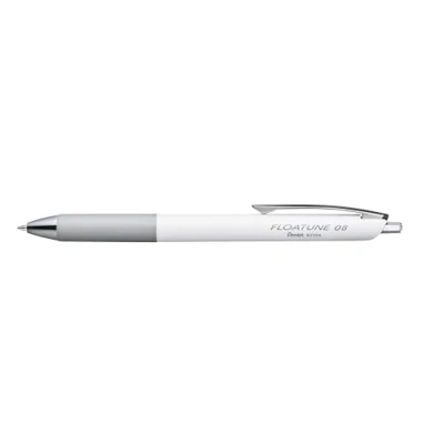 Afbeelding van Pentel BY208 Floatune intrekbare Rollerball Pen, 0,8 mm tip, zwarte inkt (enkele pen)