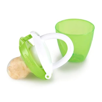 Afbeelding van Munchkin Baby Food Feeder Siliconen Sabbelzakje Blauw