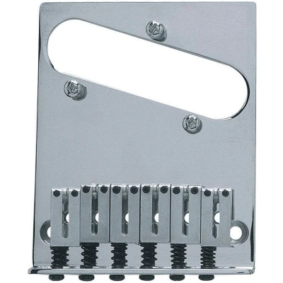 Afbeelding van Fender Tele Bridge Set Am Series Chrom, 6 Reiter Gitaaronderdeel