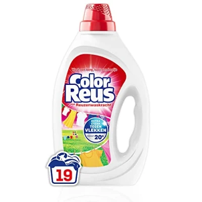 Afbeelding van 2+2 gratis: Witte Reus Wasmiddel Color Gel 19 Wasbeurten 855 ml