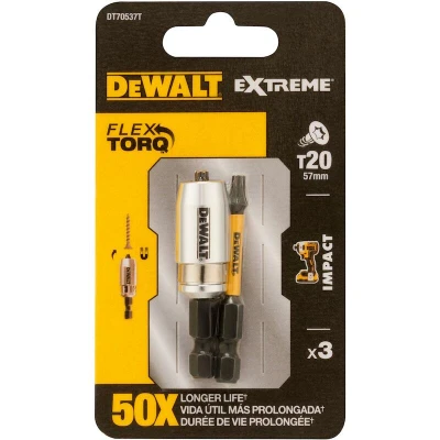 Afbeelding van DeWalt Accessoires IMPACT Torsion 2xT25 50mm + 1&quot;MagLock DT70538T QZ