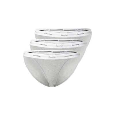 Afbeelding van Calvin Klein Underwear String Bikini 3 PACK Slip, Dames, Maat: XS, Gry hther/gry hther