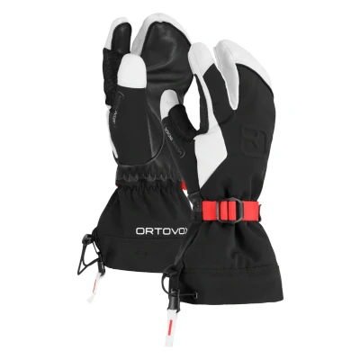 Afbeelding van ORTOVOX Merino Freeride 3 Finger Glove Dames Black Raven