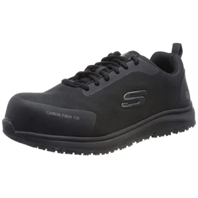 Afbeelding van Skechers 200090ec Blk Sneakers voor heren, Zwart Textiel Synthetisch, 42 EU