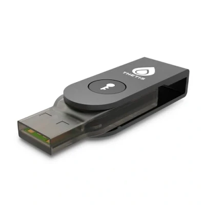 Afbeelding van Thetis Pro A FIDO2 Security Key Passkey Device met USB &amp; NFC, TOTP/HOTP Authenticator APP, FIDO 2.0 Two Factor Authentication 2FA MFA, werkt Windows/macOS/Linux/Gmail/Facebook/Dropbox/GitHub