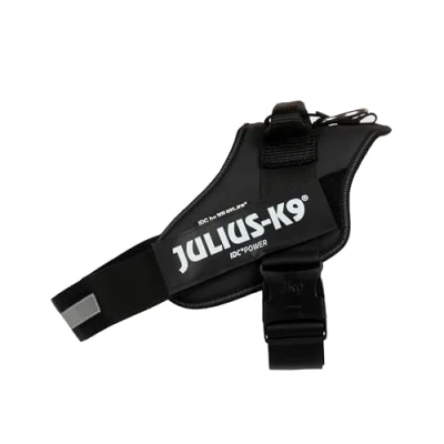 Afbeelding van IDC Powerharness, Size: 1/L, Black Faux Leather