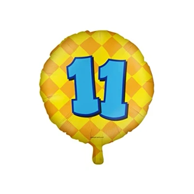 Afbeelding van Helium ballon 11 jaar party 45cm