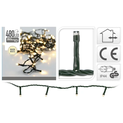 Afbeelding van LED verlichting 480 LED&#039;s 36 meter warm wit