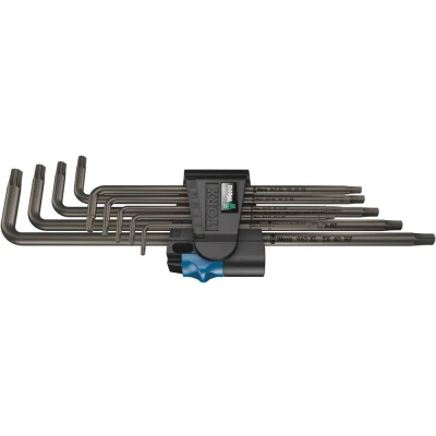 Afbeelding van Wera 967/9 TX XL HF 1 9 delige stiftsleutelset met vasthoudfunctie lang torx
