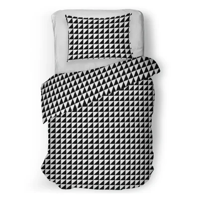 Afbeelding van Snoozing Chanel Dekbedovertrek Eenpersoons 140x200/220 cm Black