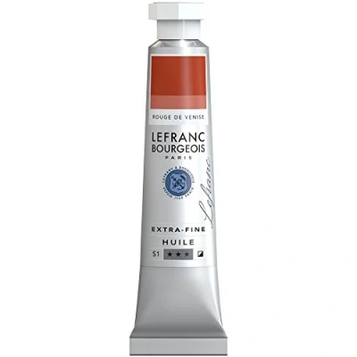 Afbeelding van Lefranc Bourgeois 405002 Extra fijne olieverf met hoogwaardige kunstenaarspigmenten, lichtecht, verouderingsbestendig 20ml Tube, Venetian Red