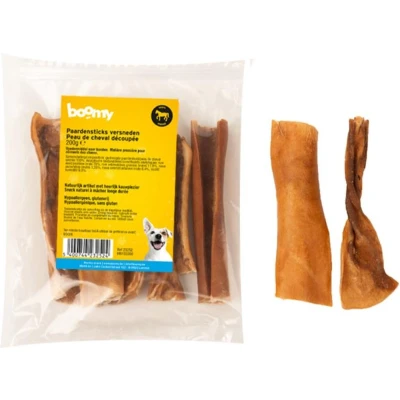 Afbeelding van Boomy Hondensnacks Kauwsnack Paardensticks versneden 200g