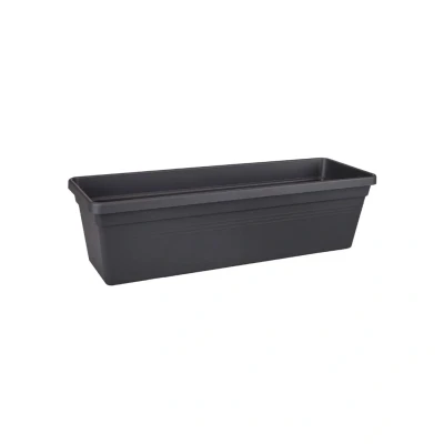 Afbeelding van Elho Balkonbak Green Basics Zwart Plantenbak 79x17x14 cm